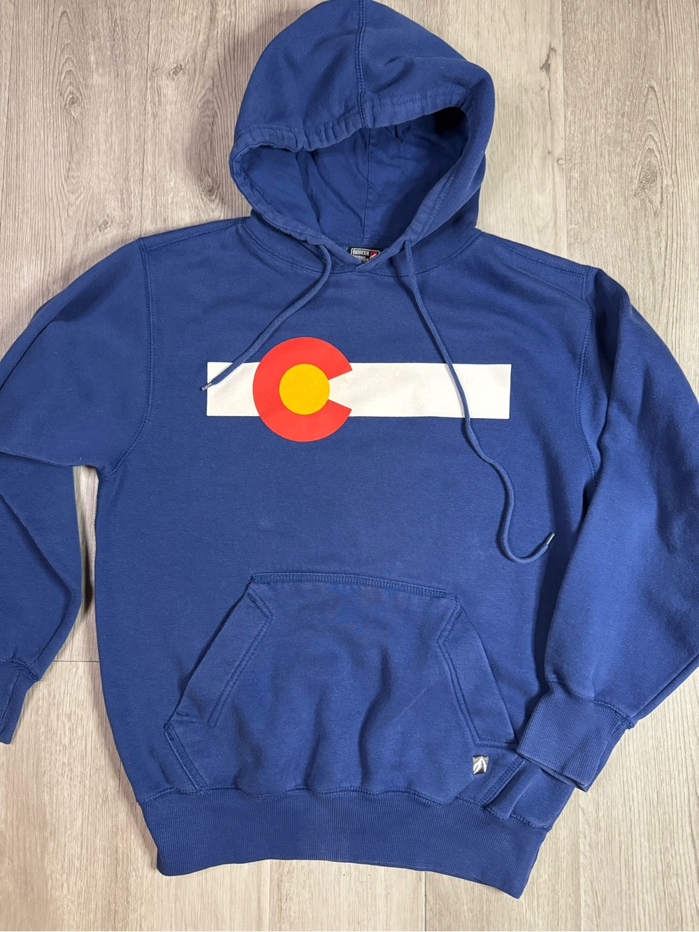 Colorado Outfitter Trading Co Blue Hoodie Sweatshirt Adult Size Small
